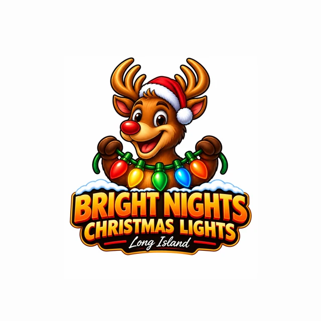 Bright Nights Christmas Lights Long Island logo